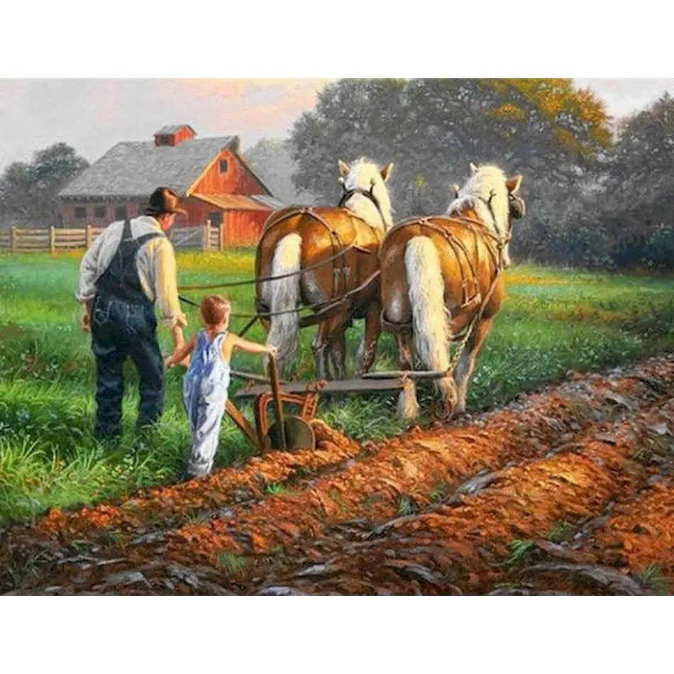Guiding Hands – Farm Life Paint by Numbers Kit